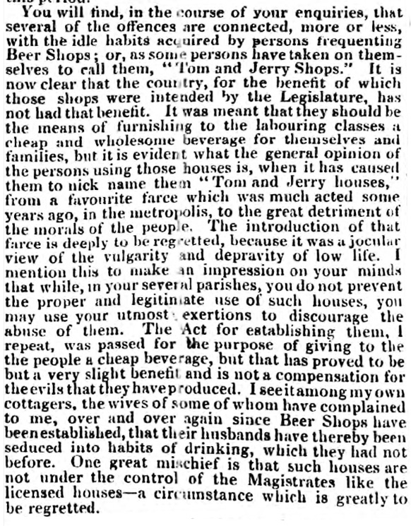 Essex Herald 22 October 1833